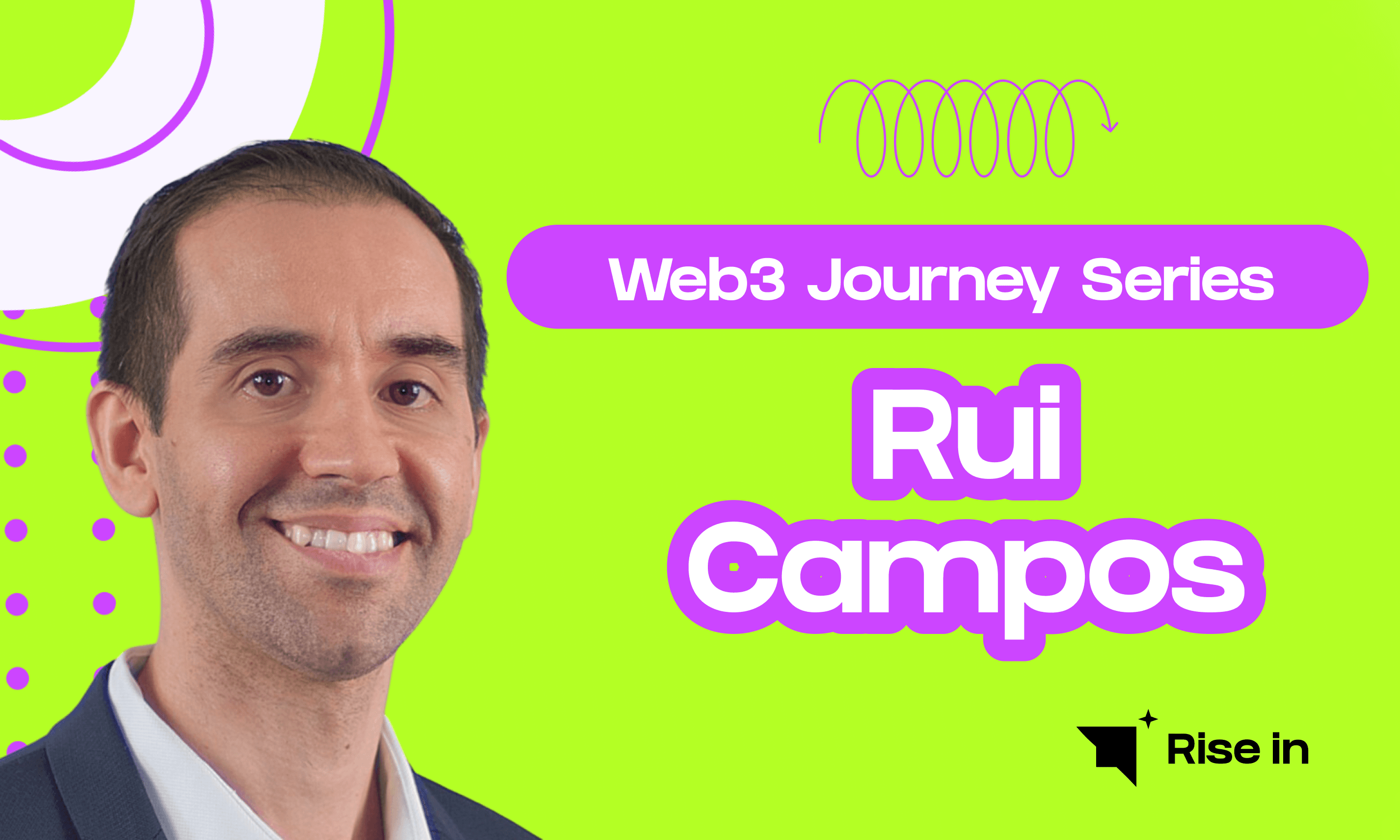 With 20 years of experience in design and technology, why did Rui transition to web3?