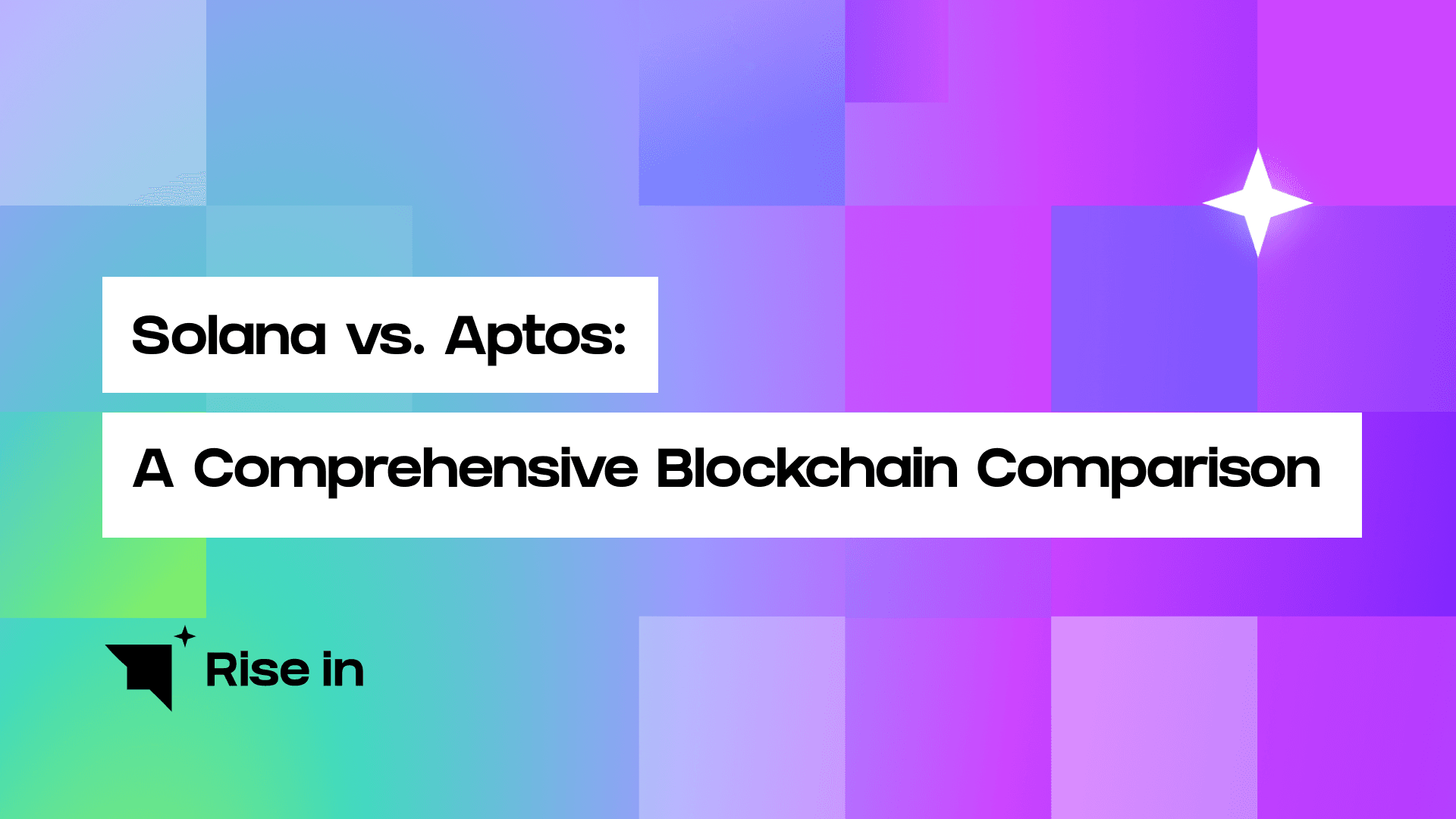 Solana vs. Aptos: A Comprehensive Blockchain Comparison